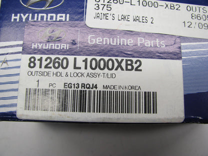 NEW GENUINE 81260L1000XB2 Trunk Lock HDL Release OEM For 20-21 Sonata HYBRID