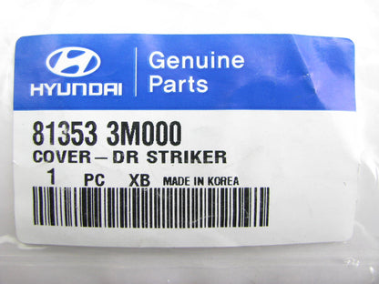 NEW - OEM Genuine Front Door Lock Striker Cover For Hyundai 813533M000