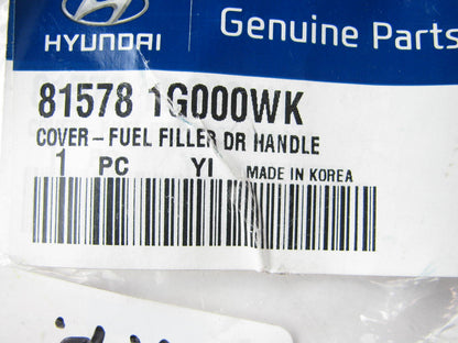 NEW - OEM GENUINE Fuel Filler Handle Plastic Trim Cover Black For 2007-11 Accent