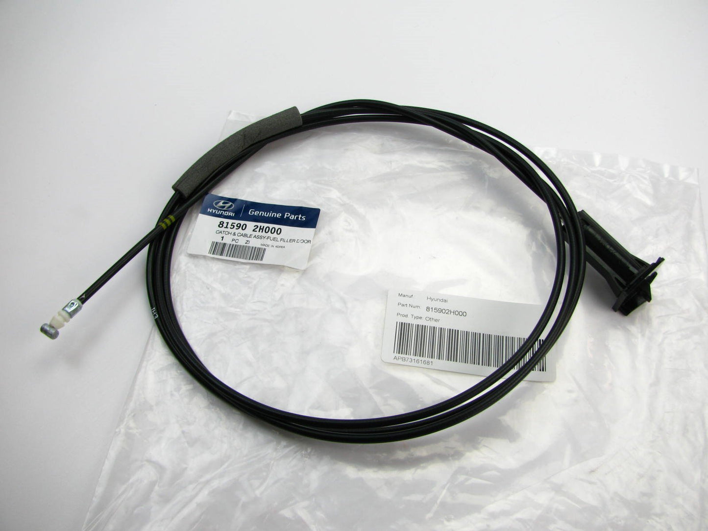Fuel Filler Door Release Cable OEM For 2007-2010 Elantra  SEDAN ONLY 815902H000
