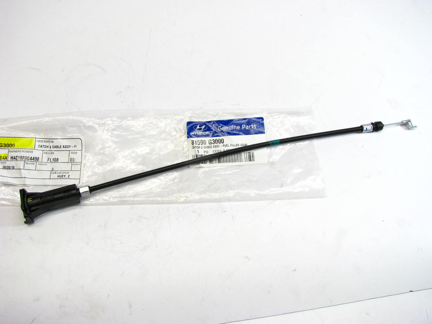 NEW OEM Fuel Filler Door Catch & Cable For 2018-2020 Hyundai Elantra GT