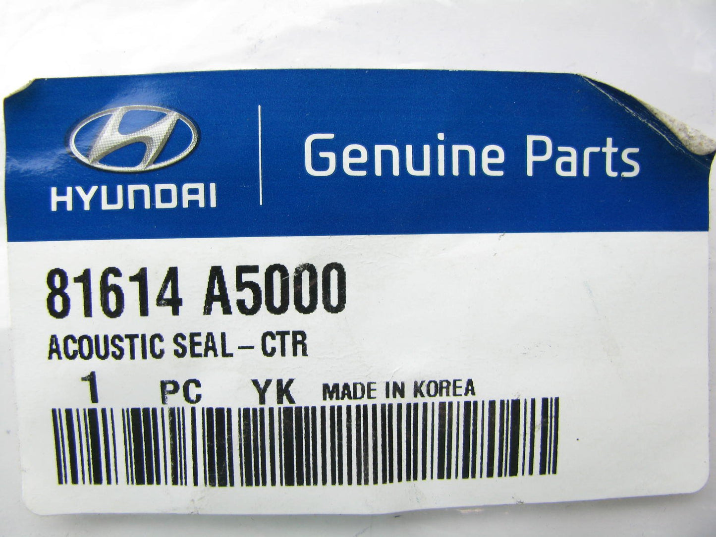 New Rear Center Sunroof Frame Weather Strip Seal For 13-17 Elantra GT 81614A5000