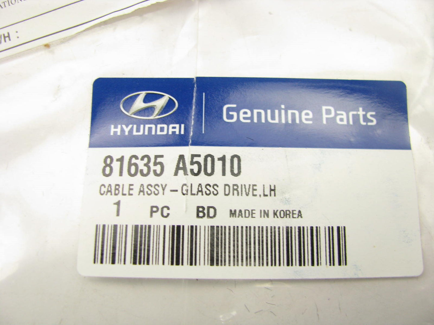 NEW GENUINE Left Drivers Side Sunroof Drive Cable OEM For 13-14 Elantra GT