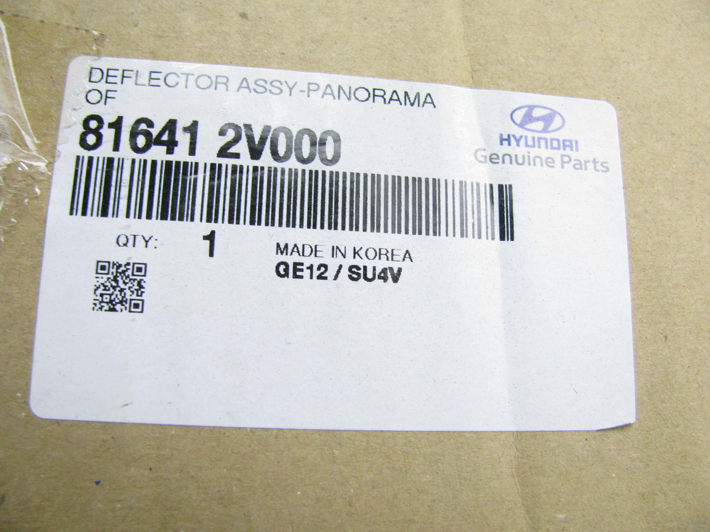 NEW Panoramaroof Panormaic Sunroof Deflector Shield OEM For 2012-2017 Veloster