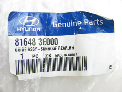 NEW GENUINE OEM Rear Right Side Sunroof Guide Rail For Hyundai 816483E000