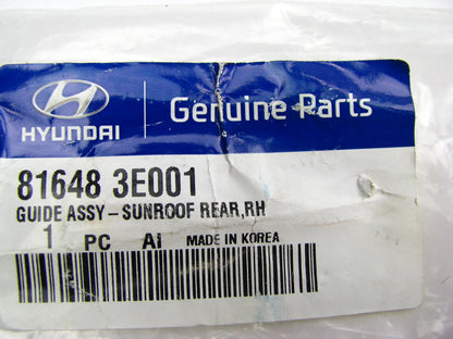 NEW Rear Right Side Sunroof Sun Roof Guide Rail Jaw OEM For Hyundai 816483E001