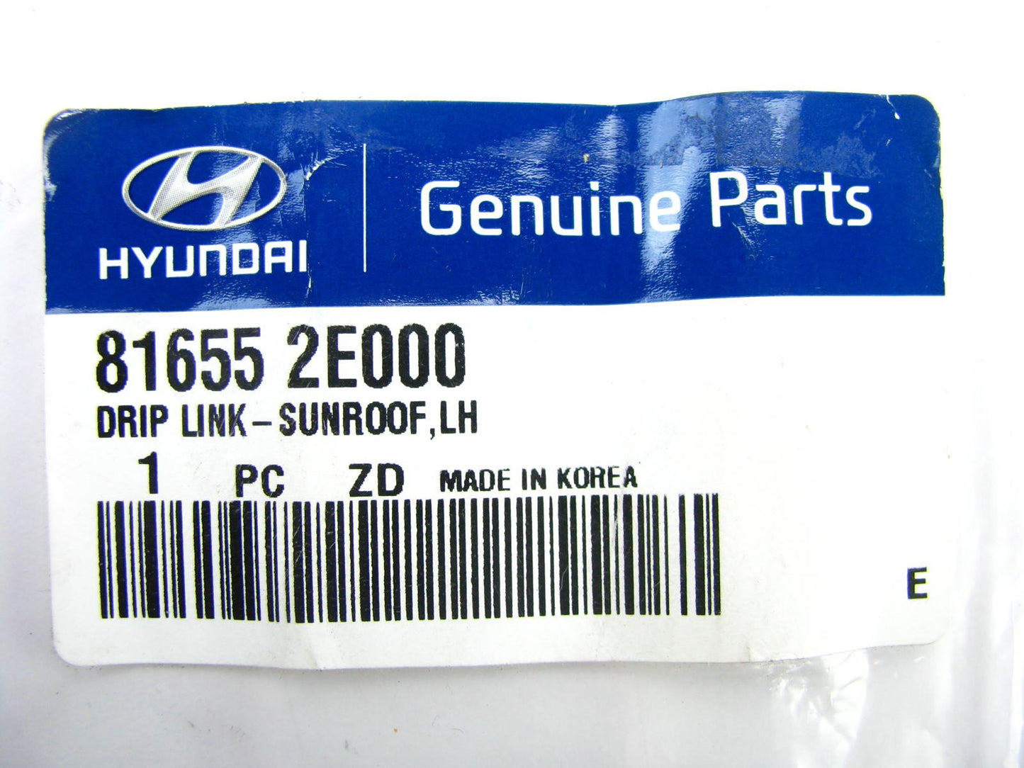 New OEM Sunroof Drip Guide Link Left Driver Side For Hyundai 816552E000