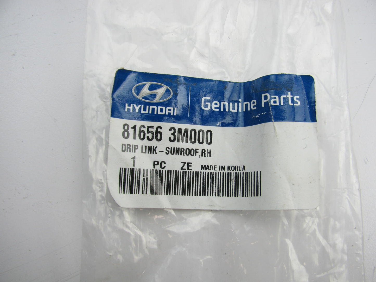 New Genuine RIGHT Side Sunroof Drip Link OEM For Hyundai 816563M000