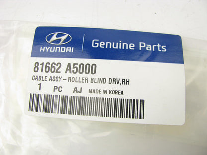 NEW - OEM Right Side Sunroof Drive Cable For 13-14 Hyundai Elantra GT 81662A5000