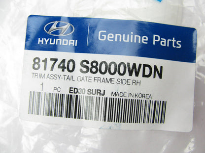 NEW INTERIOR UPPER RIGHT Tail Gate Frame Trim OEM For 2020-2023 Hyundai Palisade