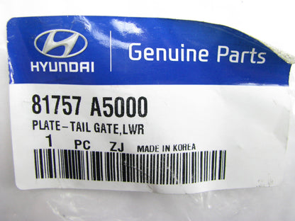 New Lower Tail Lift Gate Trim Cover OEM For 13-14 Hyundai Elantra GT 81757A5000