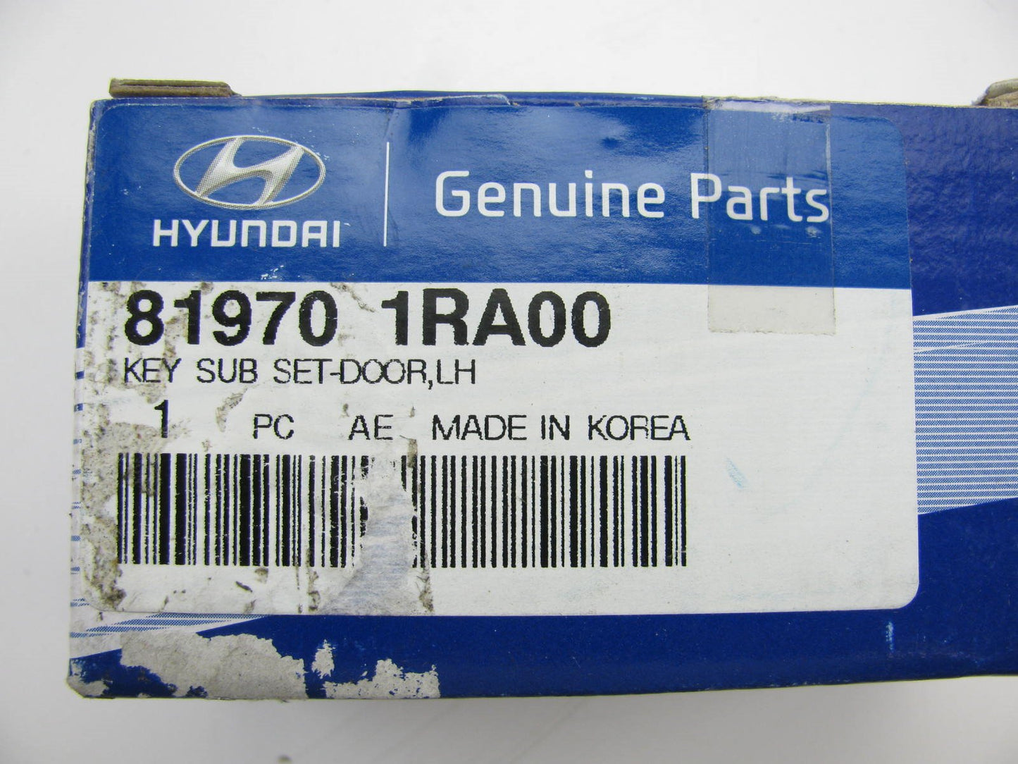 NEW - OEM Front Left Door Lock Cylinder W/ Keys For 2012-2017 Hyundai Accent