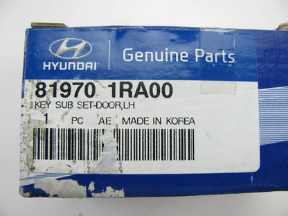 NEW - OEM Front Left Door Lock Cylinder W/ Keys For 2012-2017 Hyundai Accent