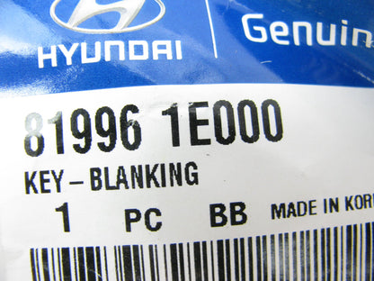 New Genuine OEM Key Blank Uncut 81996-1E000 For 2005-2012 Hyundai Elantra