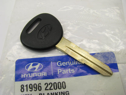Genuine UNCUT Key Blank OEM For Hyundai 8199622000