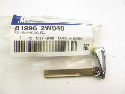 NEW - OEM Genuine UNCUT Key Blank Fob Transmitter Insert For 2013-2018 Santa Fe