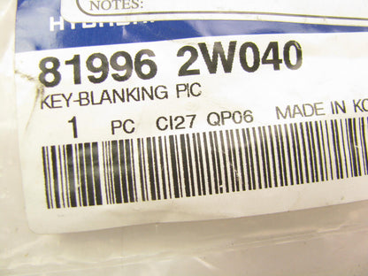 NEW - OEM Genuine UNCUT Key Blank Fob Transmitter Insert For 2013-2018 Santa Fe