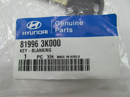 NEW GENUINE UNCUT Key Blank OEM For 2005-2010 Hyundai Sonata 819963K000
