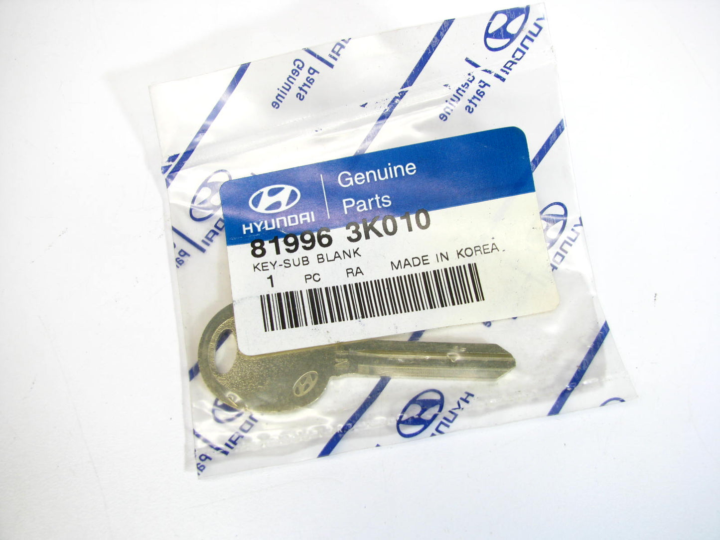 NEW - OEM Genuine UNCUT Sub Valet Key Blank For 05-10 Hyundai Sonata 819963K010