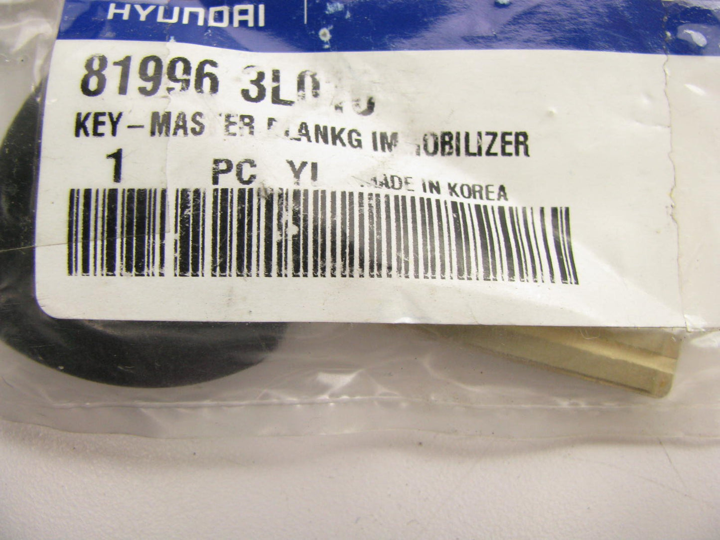 NEW GENUINE UNCUT Key Blank Immobilizer Master Key Blank OEM For 05-10 Azera