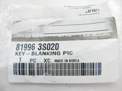 NEW Smart Key Uncut Key Blank Fob Insert OEM For 09-17 Tucson, 09-14 Sonata