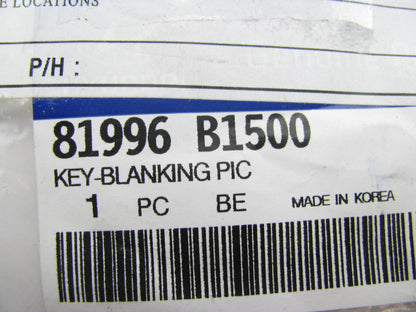 New Genuine Key Blank OEM For 14-16 Genesis 81996B1500