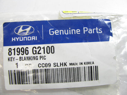 NEW - OEM 81996G2100 Smart Key Ignition Key Blank For 2017-2022 Hyundai Ioniq