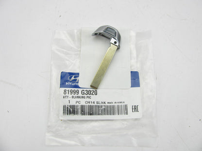 NEW OEM Key Fob Blank Key Insert OEM For 2018-2023 Hyundai Elantra 81999G3020