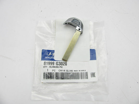 NEW OEM Key Fob Blank Key Insert OEM For 2018-2023 Hyundai Elantra 81999G3020