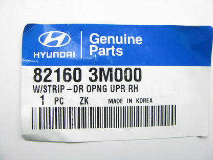 Front Right Passenger Side Door Upper Weatherstip Seal OEM For 2009-2014 Genesis