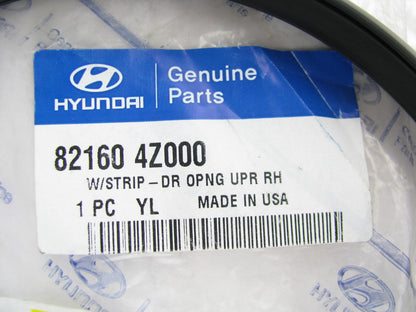 Front Right Passengers Side Door Weatherstip Seal OEM For 2013-2018 Santa Fe