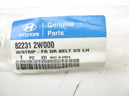 NEW FRONT LEFT Door Window Belt Weatherstrip Seal OEM For 2013-2016 Santa Fe