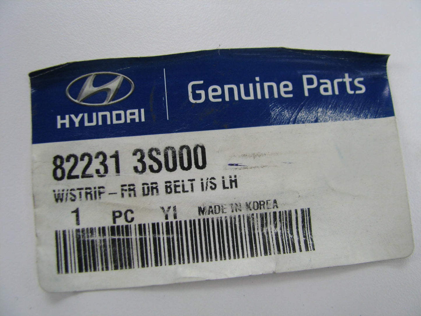 New Front Left Driver Side Door Belt Inner Weatherstrip Seal For 11-15 Sonata