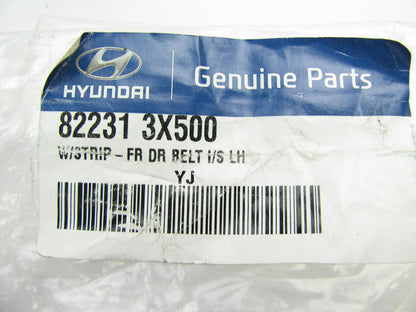 Front Left Door Top Weather Strip OEM For 2014-2015 Hyundai Elantra 822313X500