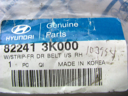 NEW OEM Front Right Side Interior Door Belt Weather Strip Seal For 06-10 Sonata