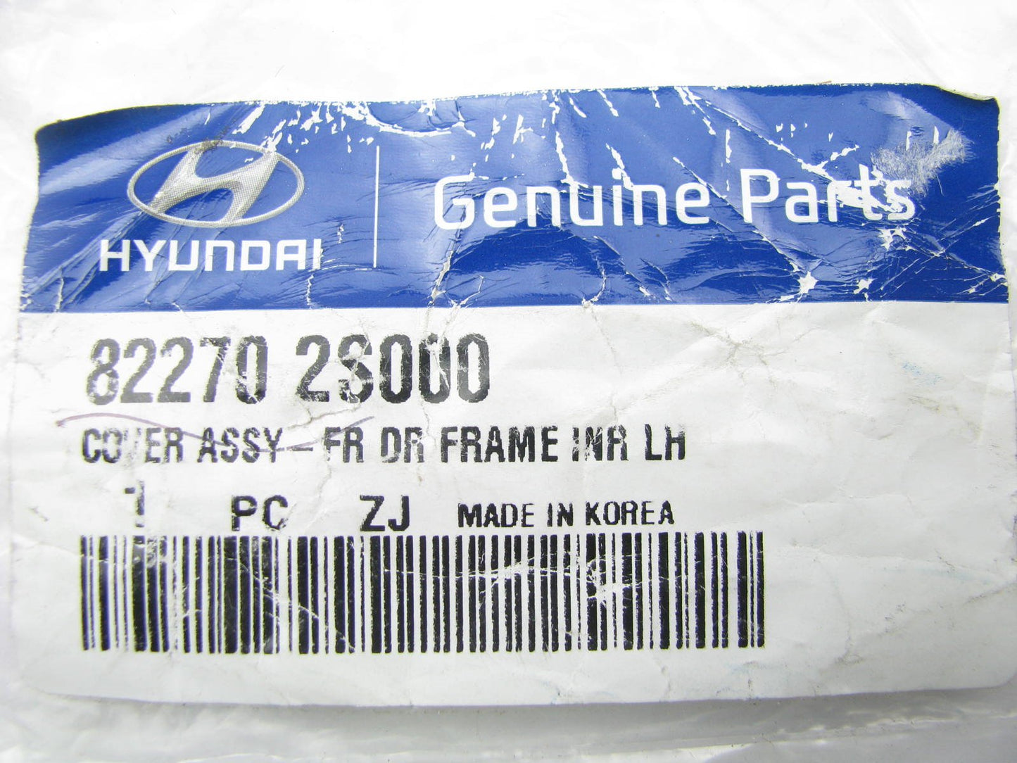 NEW - OEM Front Left Inner Door Frame Cover For 09-17 Hyundai Tucson 822702S000