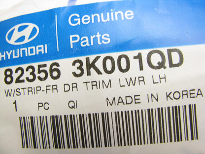New OEM Front Left Lower Door Weatherstrip Seal For 05-06 Sonata 823563K001QD