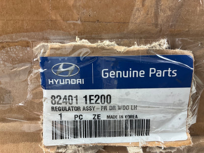 NEW - OEM 824011E200 Front Left Manual Window Regulator For 05-11 Hyundai Accent
