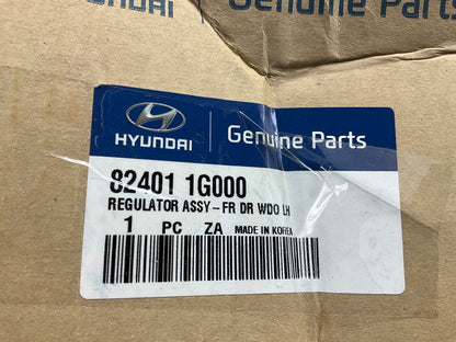 NEW - OEM 824011G000 Front Left Manual Window Regulator For 06-11 Hyundai Accent