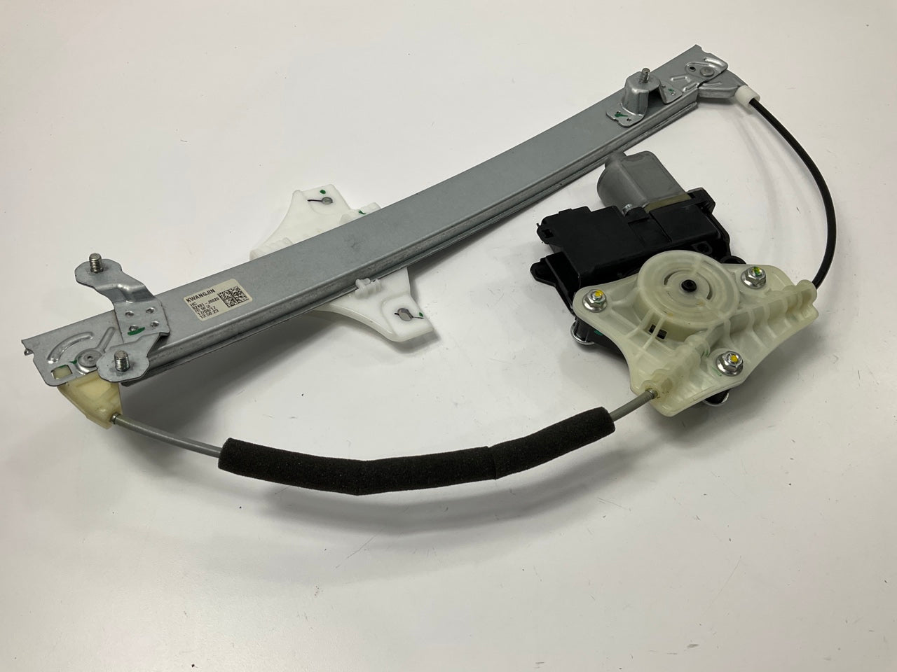 Front Left Power Window Motor & Regulator OEM For 18-22 Accent W/ One Touch Auto