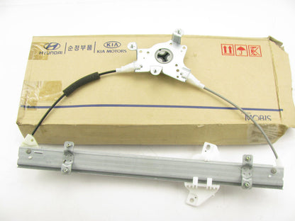 NEW GENUINE FRONT LEFT Window Regulator OEM For 95-96 Hyundai Accent 8240322010