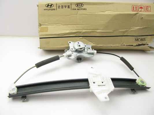 NEW - OEM 8240338011 Front Left Power Window Regulator For 99-05 Hyundai Sonata