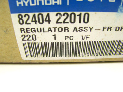 NEW - OEM 82404-22010 Front Right Window Regulator For 1994-1999 Hyundai Accent