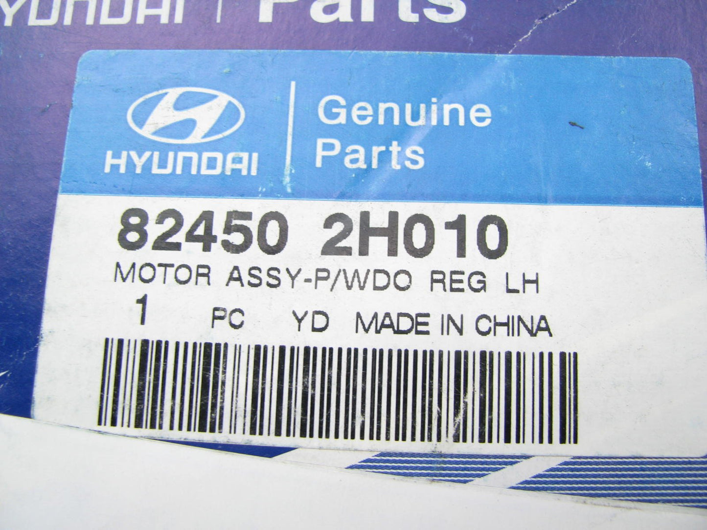NEW GENUINE Power Window Motor Front Left OEM For 2007-2010 Elantra 824502H010