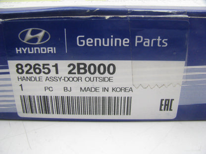 NEW - OEM 826512B000 Rear Outside Door Handle For 2007-2012 Hyundai Santa Fe
