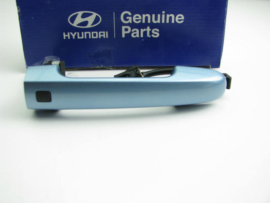 New Exterior Left Side Door Handle Acqua Blue OEM For 10-12 Genesis Coupe