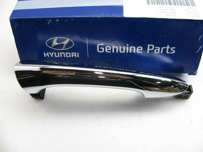 NEW - OEM Rear Outer Door Handle Left Driver Chrome For 14-15 Elantra 826513X010