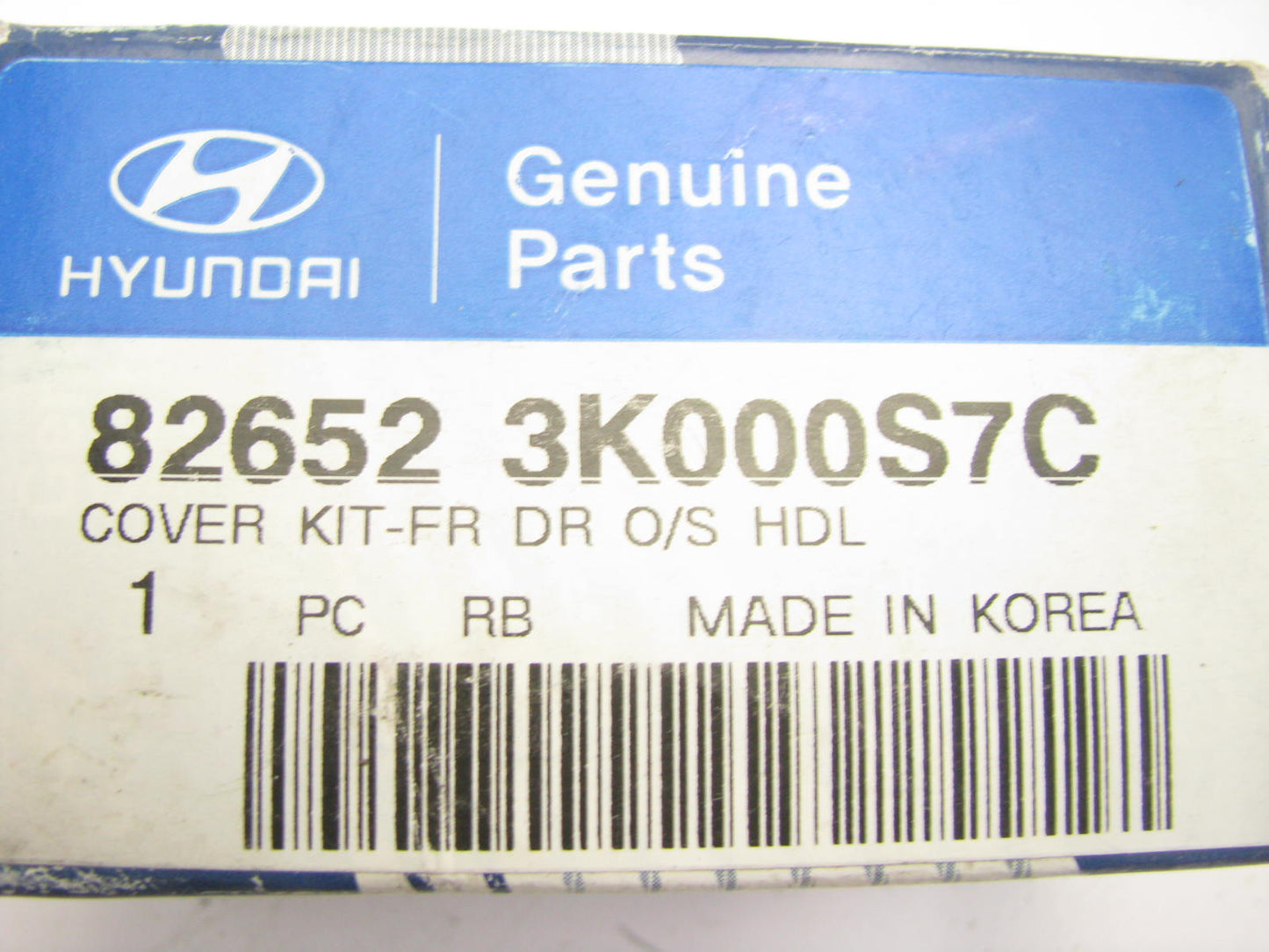 NEW OEM Front Drivers Door Cover Kit 82652-3K000S7C For 05-10 Sonata