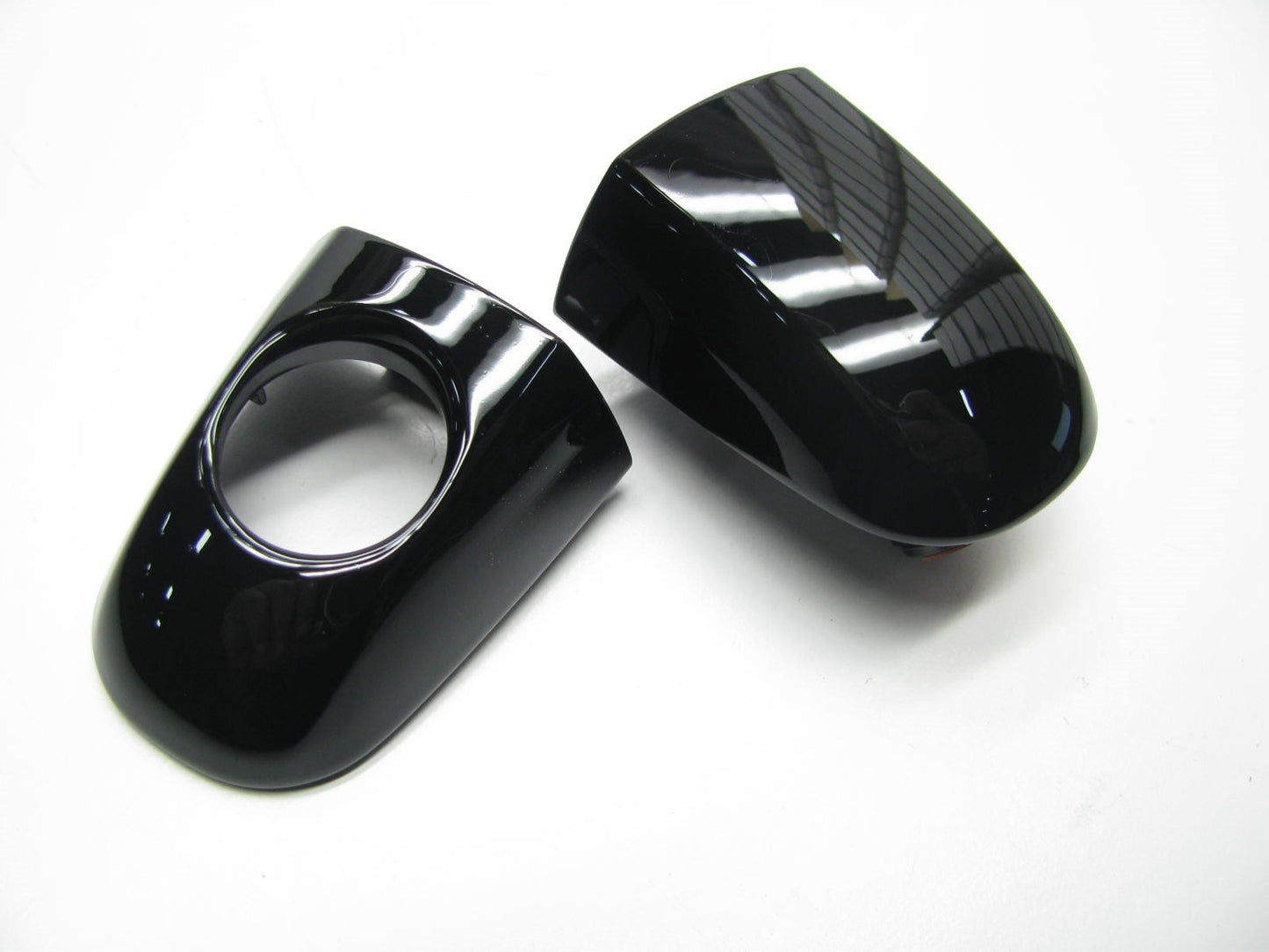 New OEM Front Exterior Door Handle Cover Trim Caps BLACK For 06-10 Sonata