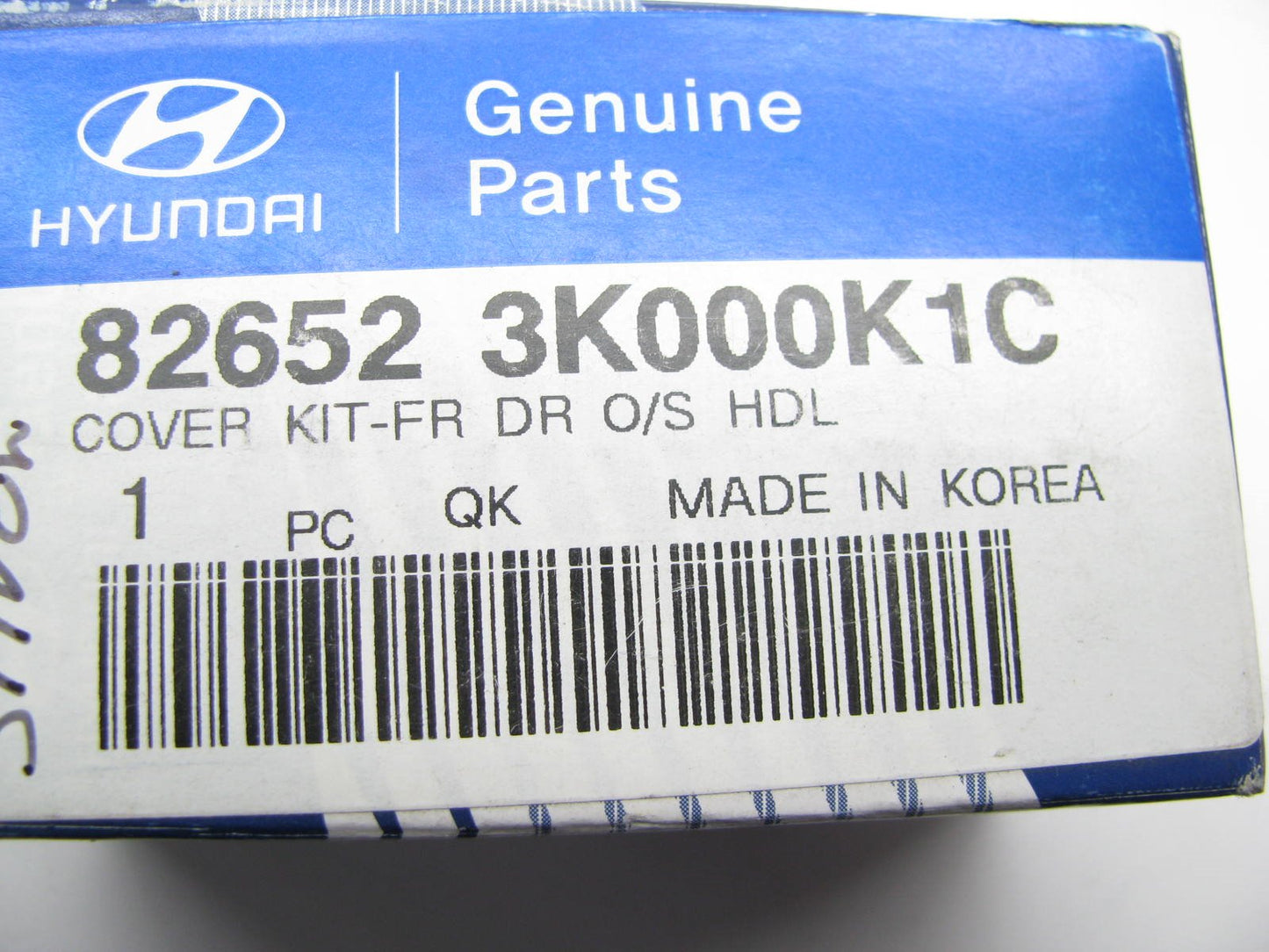NEW - OEM 826523K000K1C Front Exterior Door Handle Cover Caps SILVER For Hyundai
